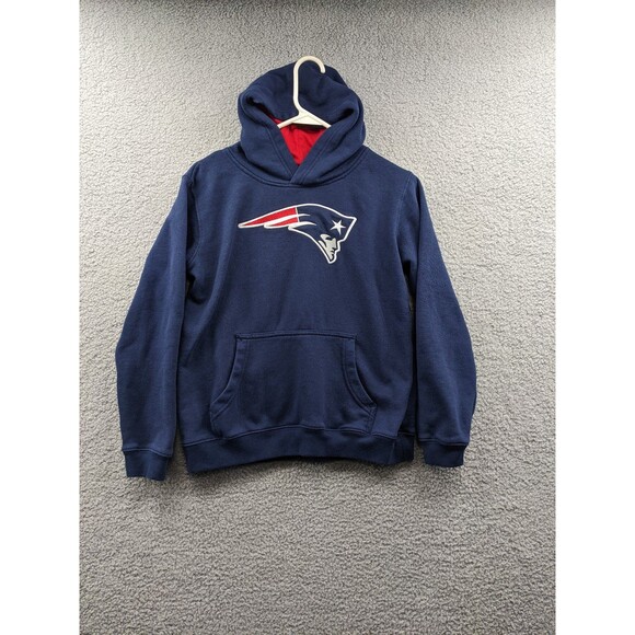 Kids Large New England Patriots Hoodie Sweatshirt NFL Football - Picture 1 of 12